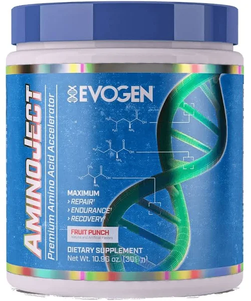 Evogen Aminoject 30Ser |Bcaa | Eaa | Intra Workout